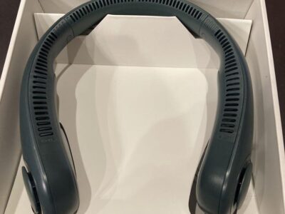 首掛け扇風機 カーキ